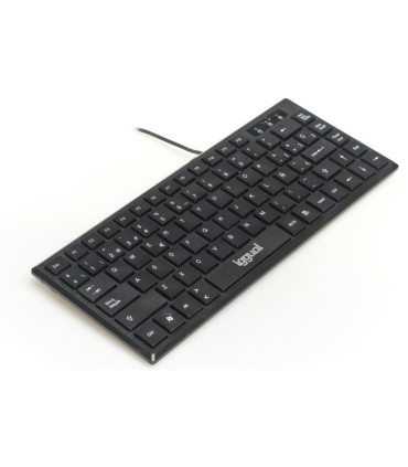 iggual Teclado USB compacto TKL Slim TKL-USB negro