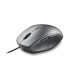 NGS WIRED ERGO SILENT MOUSE + USB TYPE C ADAP GRAY