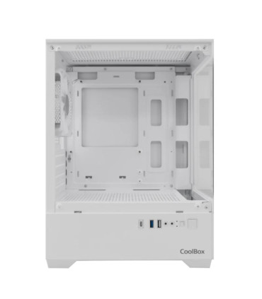 Coolbox Caja Gaming MATX GM200 V.Lite ARGB S.FTE B