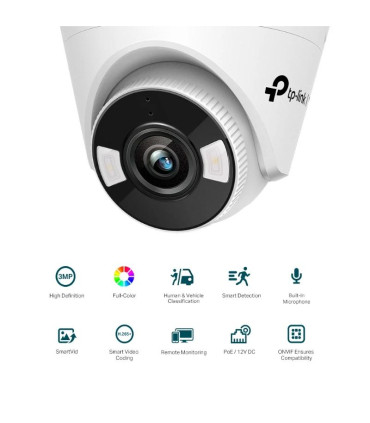 VIGI Cámara IP Turret C430 3MP Plástico Full-Color