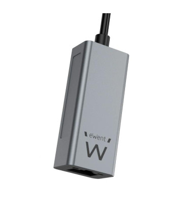 EWENT ADAPTADOR DE RED GIGABIT USB-C ALUMINIO