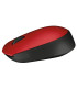 Logitech M171 Ratón Inalámbrico 1000 dpi Neg/Rojo
