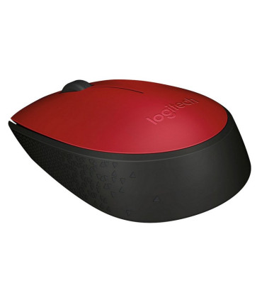 Logitech M171 Ratón Inalámbrico 1000 dpi Neg/Rojo