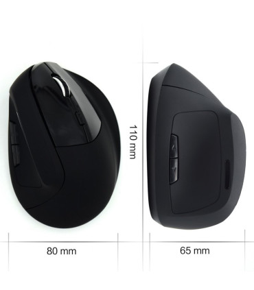 Ewent EW3158 Ratón Wireless Vertical 1600 dpi