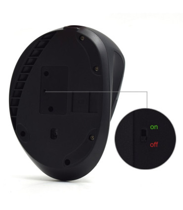 Ewent EW3158 Ratón Wireless Vertical 1600 dpi