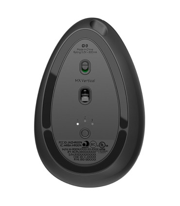 Logitech MX Vertical Ratón ergonómico Negro