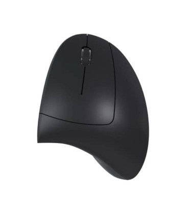 Nilox Ratón Wireless Vertical, 1600 DPI, Negro