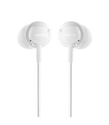 NGS Auricular Blanco Estéreo USB-C con cable