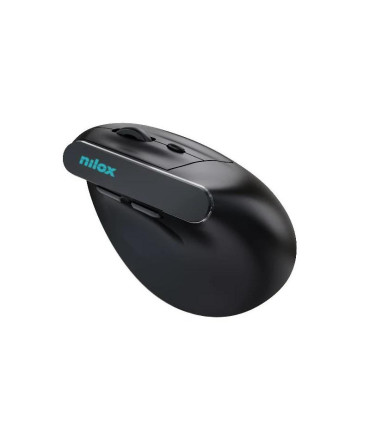 Nilox Ratón Wir Vertical Rec. Silen 1600 DPI Negro