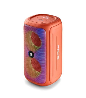 NGS ALTAVOZ PORTATIL BT RGB IPX5 ROLLERBEASTCORAL