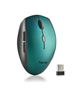 NGS RATON INALAMBRICO CON TECLAS SILENCIOSAS AZUL