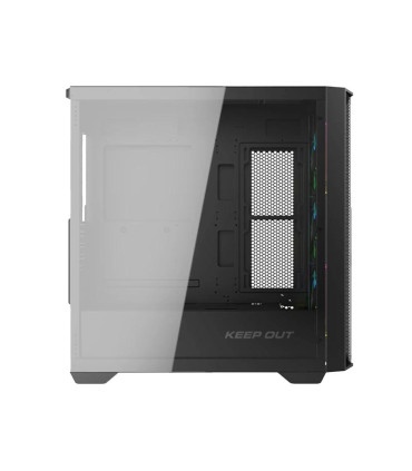 Keep Out Caja M-Atx KO XC-500 ARGB USB3 BlackGlass