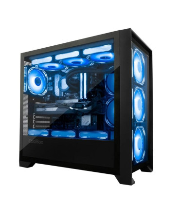 Coolbox Caja Gaming ATX Ge-2000 DualView S/Fte