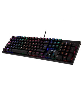 iggual Teclado gaming mecánico OBSIDIAN RGB negro