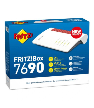 Fritz!Box 7690 Router WiFi7 4x4 Mesh 1x2,5Gb WAN