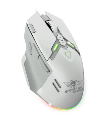 Spirit of Gamer Ratón Elite M60 Blanco RGB