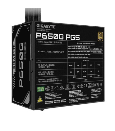 Gigabyte Fuente Alimentación GP-P650G PG5