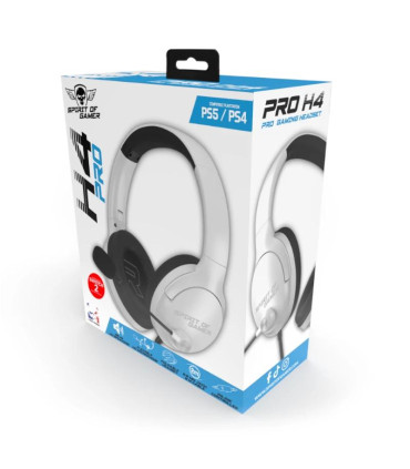 Spirit of Gamer Auricular Pro H4 Blanco