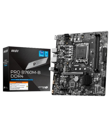 MSI Placa Base PRO B760M-B DDR4 mATX LGA1700