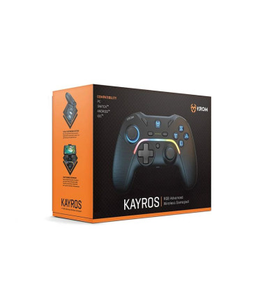 KROM Gamepad Kayros wireless RGB PC/Switch/Android