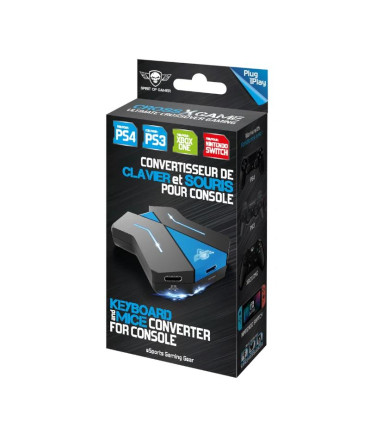 Spirit of Gamer Hub Crossgame negro y azul