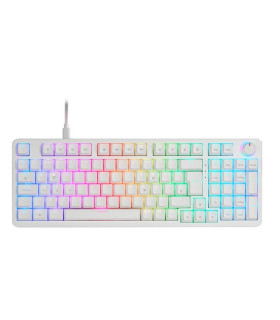Mars Gaming Teclado MKPROWBES BlueSwitch RGB White