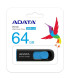 ADATA Lapiz Usb UV128 64GB USB 3.2 Negro/Azul