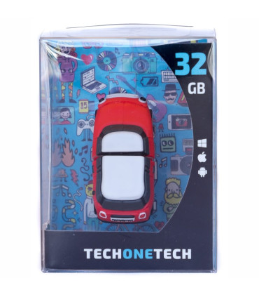 TECH ONE TECH Mini cooper S rojo 32 Gb USB 2.0