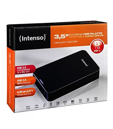 Intenso HDD Externo 6031514 6TB 3.5" USB 3.0 Negro