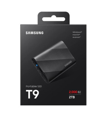 Samsung T9 SSD Externo 2TB USB 3.2 Gen 2x2 Black