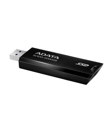 ADATA SC610 SSD Externo 2TB USB 3.2 Gen2 Negro