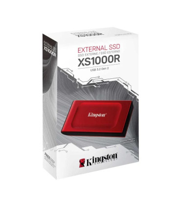 Kingston XS1000 eSSD 1Tb USB 3.2 tipo-C Rojo