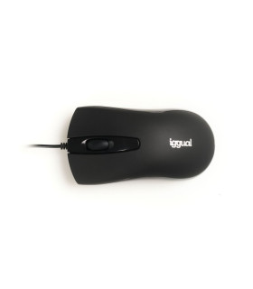iggual Ratón óptico COM-BUSINESS-1200DPI negro