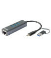D-Link DUB-2332 USB-C/USB GbE Adapter 3xUSB 3.0