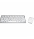 Tacens Levis Teclado+Ratón Inalámbrico Blanco Ultr