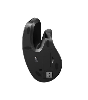 Nilox NXMOEV02 Ratón Vertical Wirelles Sil. Negro