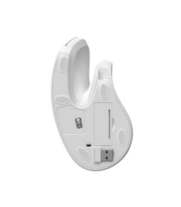 Nilox NXMOEV03 Ratón Vertical Wirelles Sil. Blanco