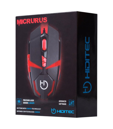 Hiditec Ratón Gaming Micrurus 8100DPI