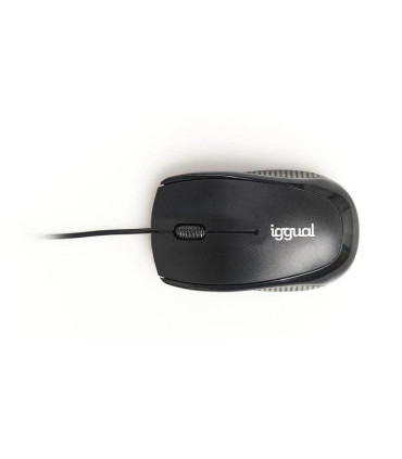 iggual Ratón óptico COM-BASIC-800DPI negro