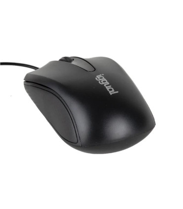 iggual Ratón óptico COM-BASIC2-800DPI negro