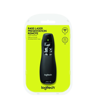 Logitech R400 Wireless Presenter + puntero láser