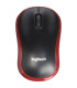 Logitech Ratón Inalámbrico M185 Rojo