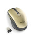 NGS Raton Inalambrico Recargable Silencioso Dorado