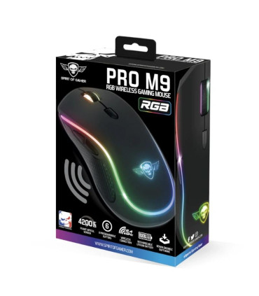 Spirit of Gamer Raton Inalambrico Pro M9 Rgb