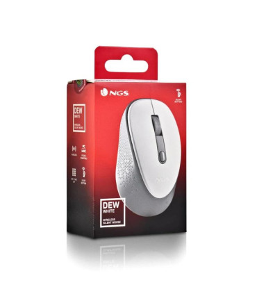 NGS RATON INALAMBRICO 800/1600DPI Blanco