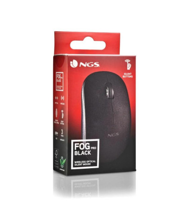 NGS Raton Fogpro Inalambrico Negro