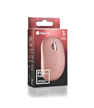 NGS Raton Fogpro Inalambrico Rosa