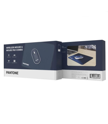 Celly Pantone KIT Raton Inal. + Alfombrilla Navy