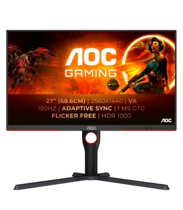 AOC Q27G3XMN Monitor 27" QHD 180h 2HDMI DP AA