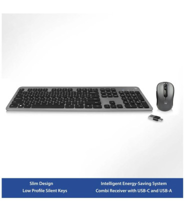 EWENT Kit Teclado +raton Ew3272 Slim
